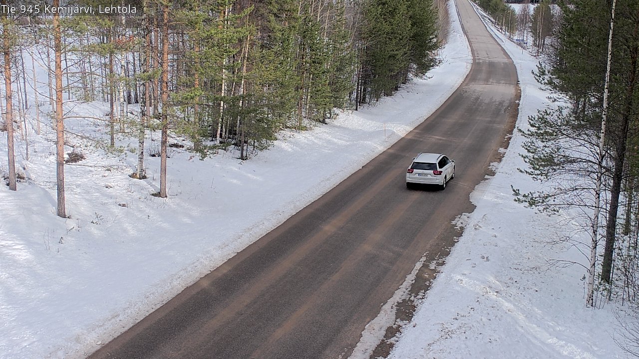 Weather Camera Image Road 945 Kemijärvi, Lehtola, Kemijärvi, Lappi