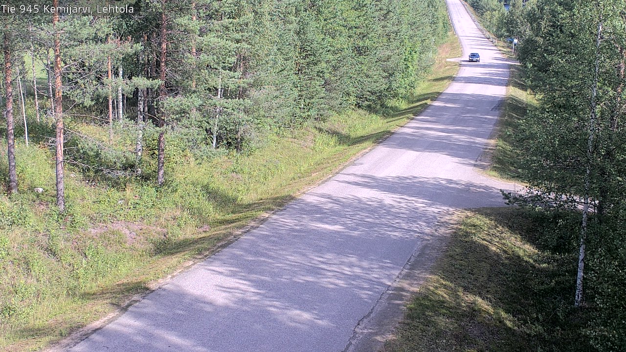 Weather Camera Image Road 945 Kemijärvi, Lehtola, Kemijärvi, Lappi