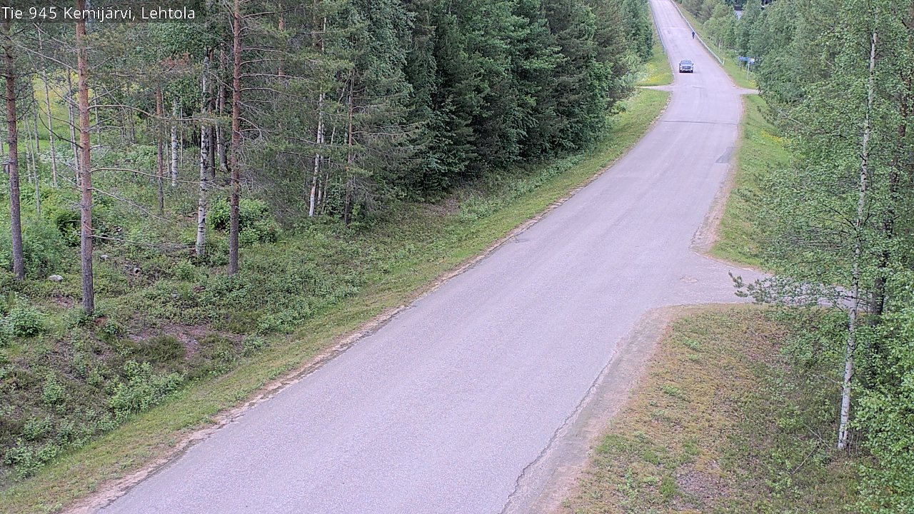Weather Camera Image Road 945 Kemijärvi, Lehtola, Kemijärvi, Lappi