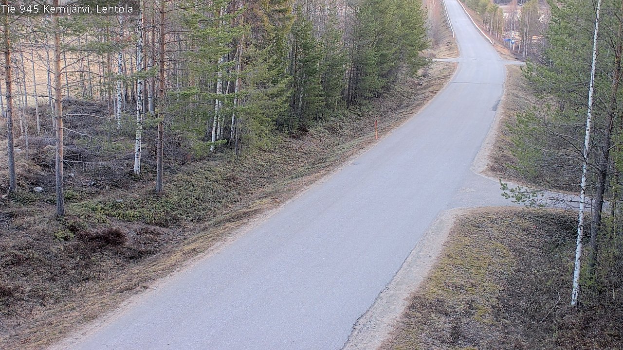 Weather Camera Image Road 945 Kemijärvi, Lehtola, Kemijärvi, Lappi