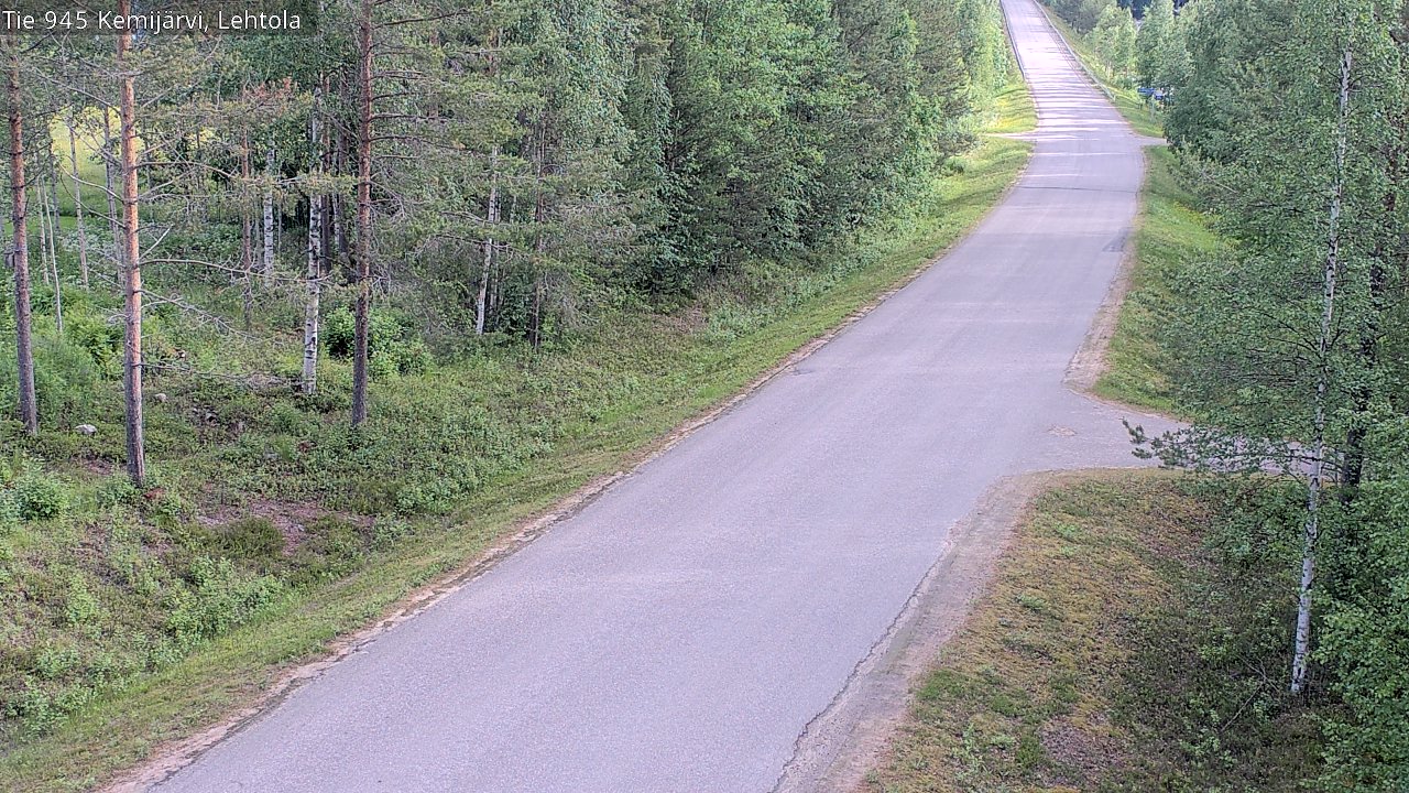Weather Camera Image Road 945 Kemijärvi, Lehtola, Kemijärvi, Lappi
