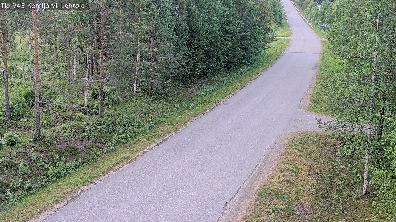 Weather Camera Image Road 945 Kemijärvi, Lehtola, Kemijärvi, Lappi