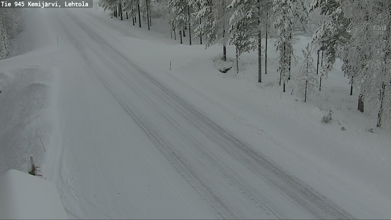 Kelikamerat Kuva Tie 945 Kemijärvi, Lehtola, Kemijärvi, Lappi