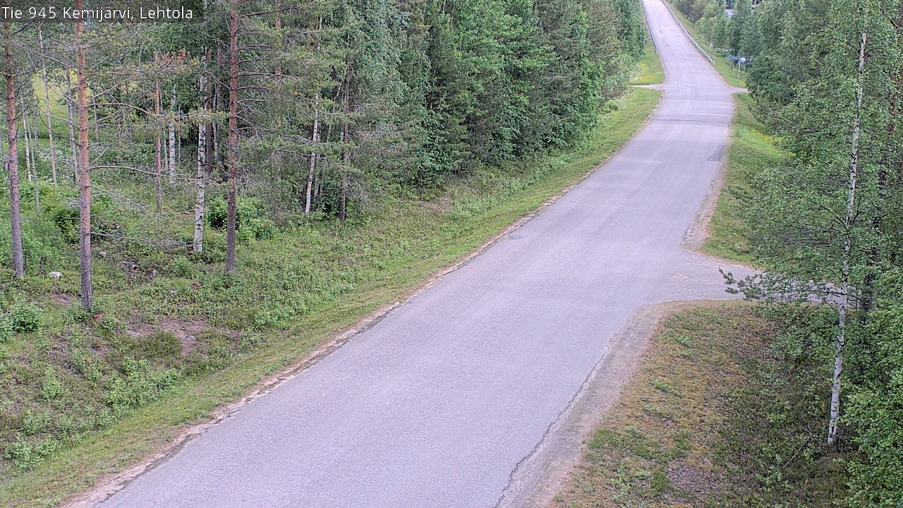 Weather Camera Image Road 945 Kemijärvi, Lehtola, Kemijärvi, Lappi