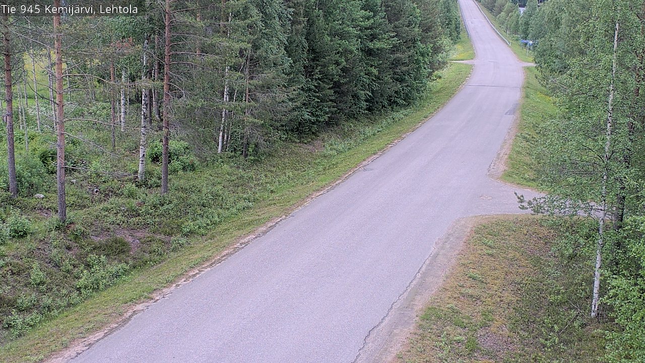 Weather Camera Image Road 945 Kemijärvi, Lehtola, Kemijärvi, Lappi