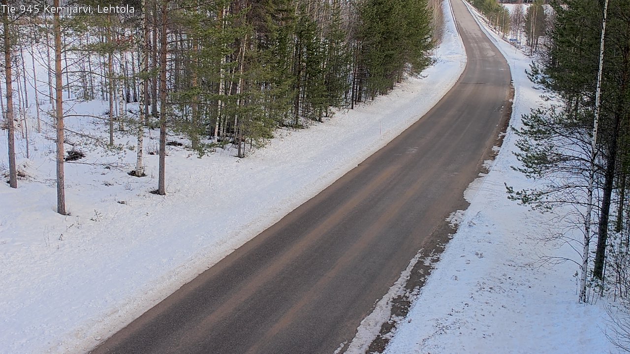 Kelikamerat Kuva Tie 945 Kemijärvi, Lehtola, Kemijärvi, Lappi