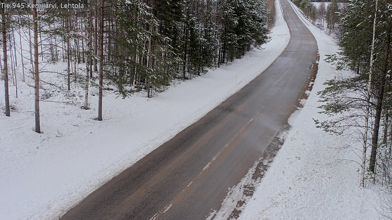 Kelikamerat Kuva Tie 945 Kemijärvi, Lehtola, Kemijärvi, Lappi