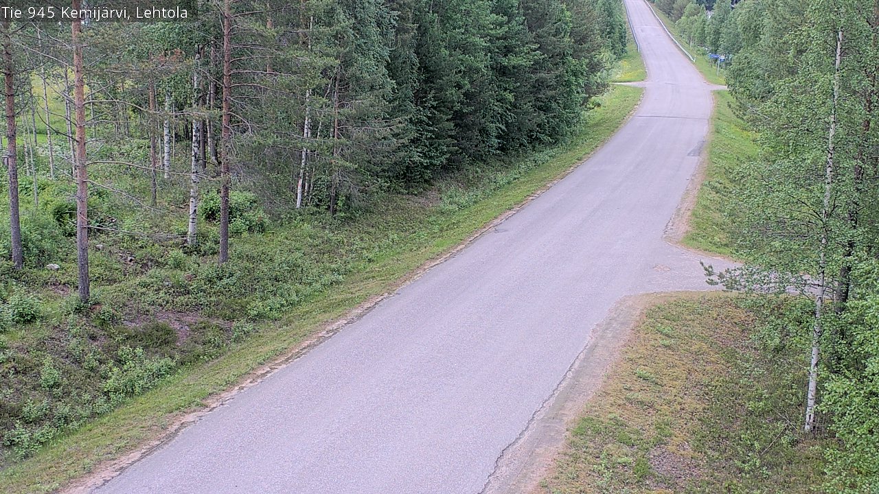 Weather Camera Image Road 945 Kemijärvi, Lehtola, Kemijärvi, Lappi