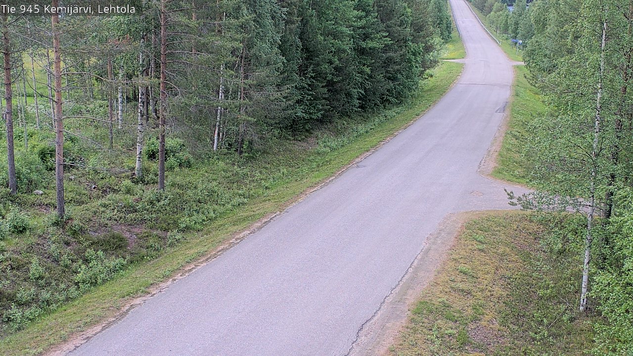 Weather Camera Image Road 945 Kemijärvi, Lehtola, Kemijärvi, Lappi