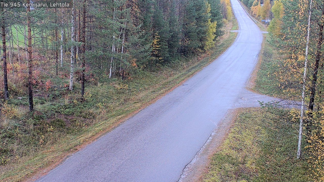 Weather Camera Image Road 945 Kemijärvi, Lehtola, Kemijärvi, Lappi