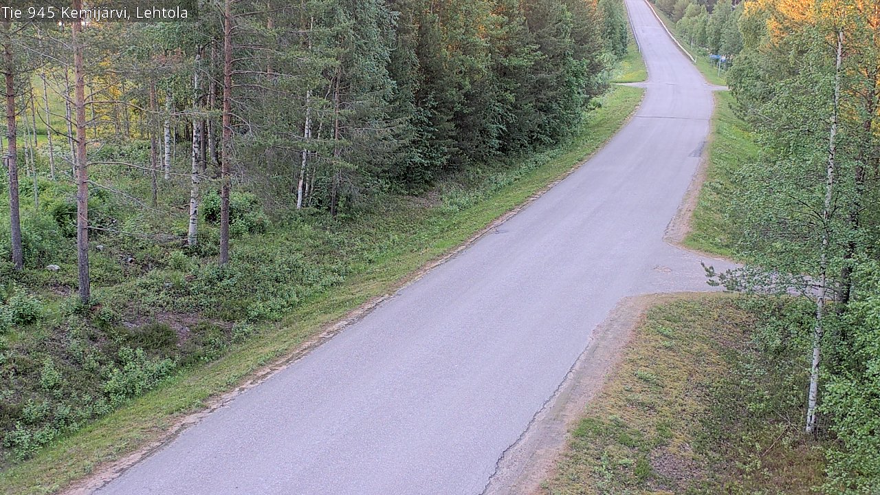 Weather Camera Image Road 945 Kemijärvi, Lehtola, Kemijärvi, Lappi