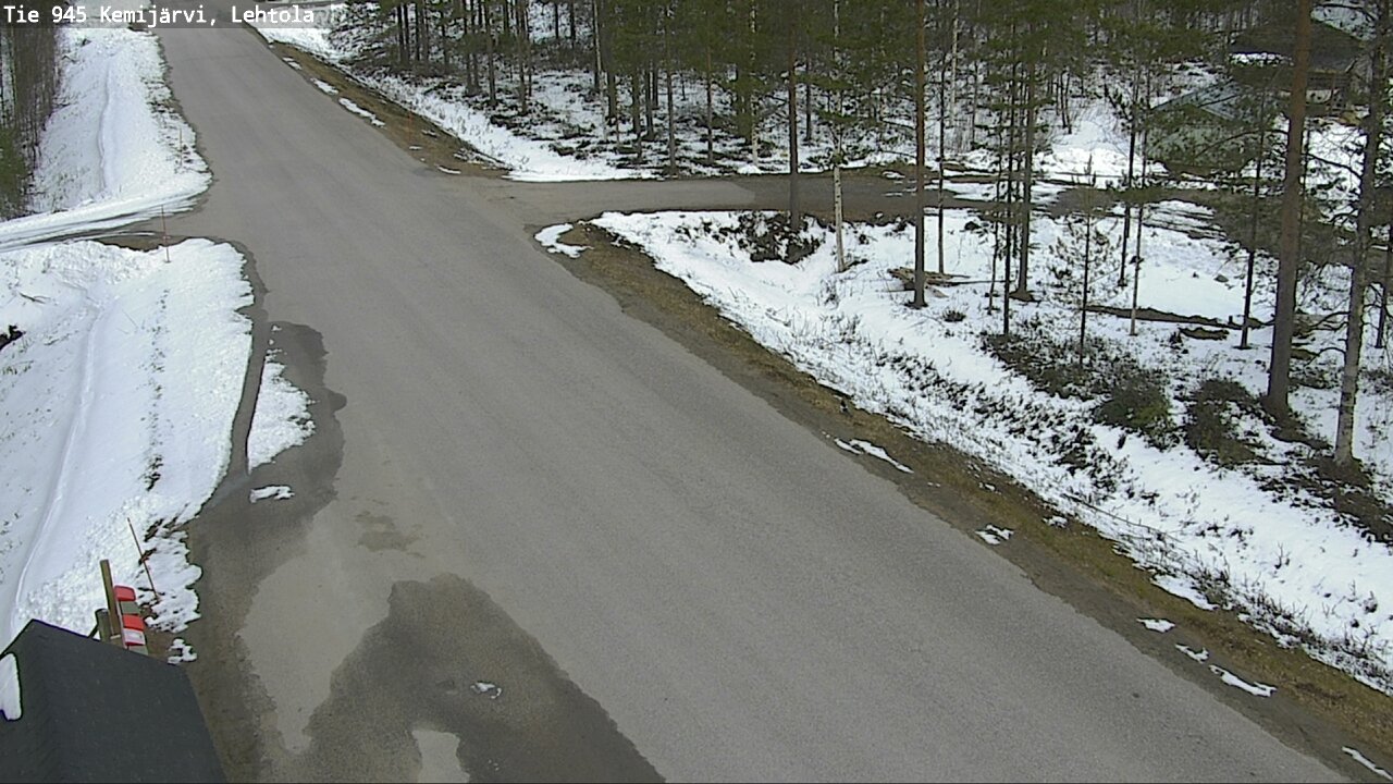 Weather Camera Image Road 945 Kemijärvi, Lehtola, Kemijärvi, Lappi