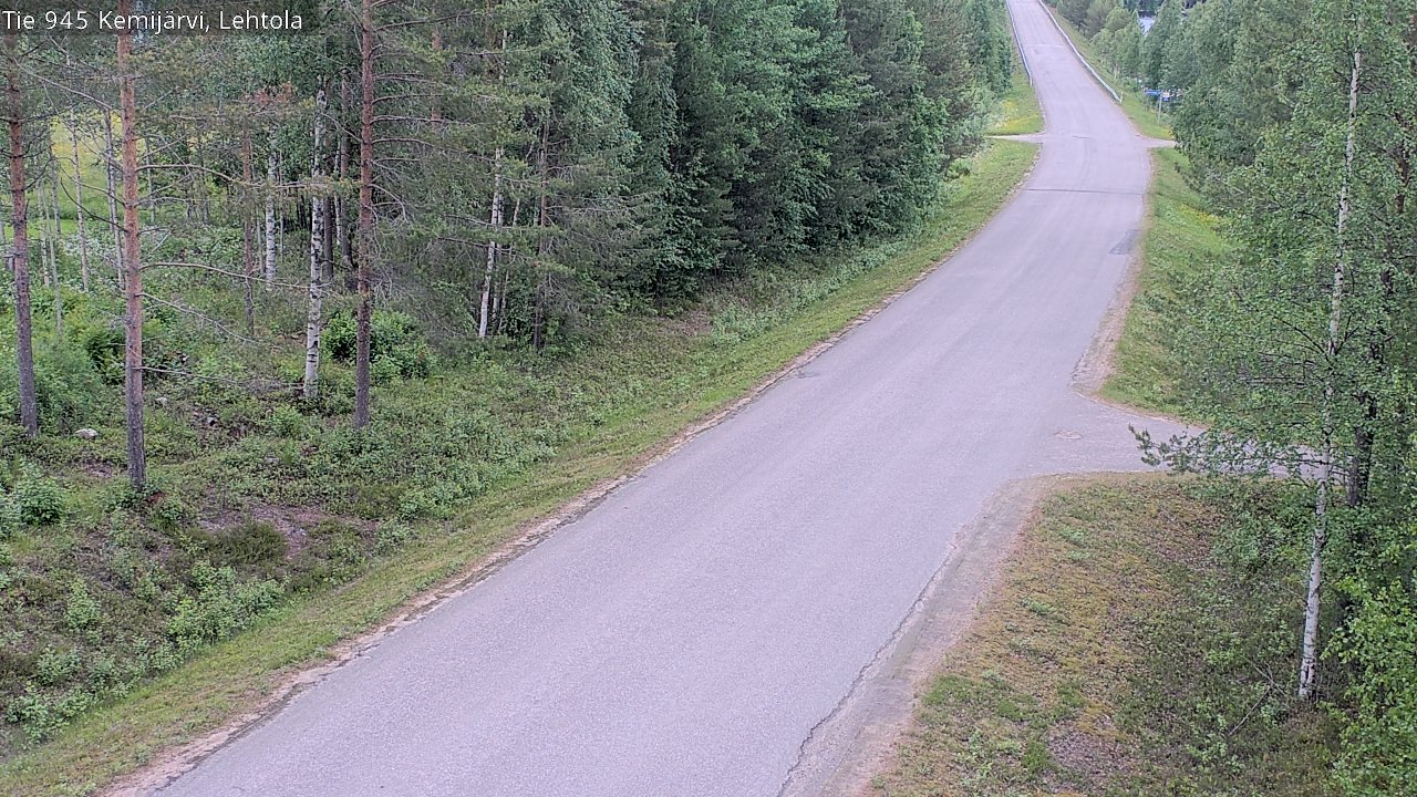 Weather Camera Image Road 945 Kemijärvi, Lehtola, Kemijärvi, Lappi