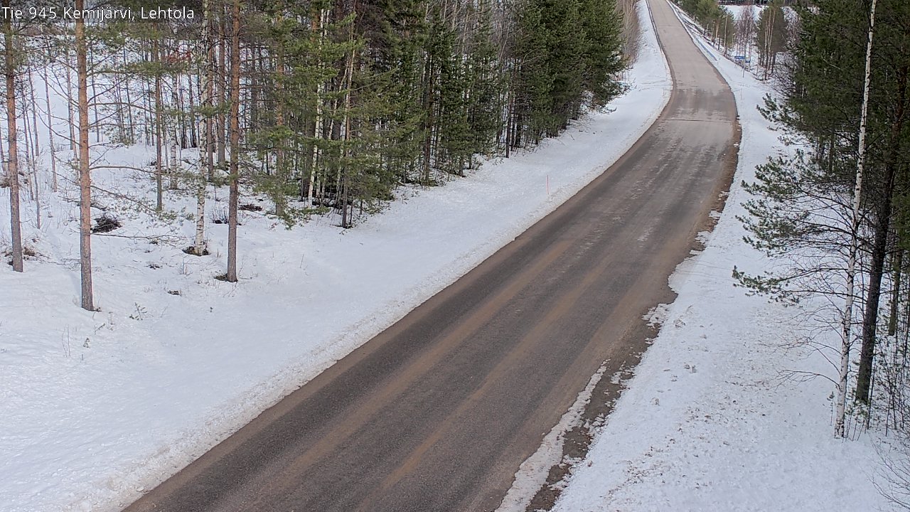 Weather Camera Image Road 945 Kemijärvi, Lehtola, Kemijärvi, Lappi