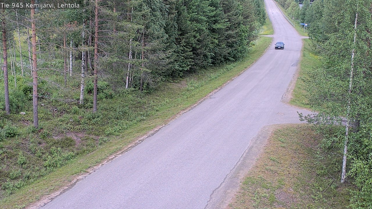 Weather Camera Image Road 945 Kemijärvi, Lehtola, Kemijärvi, Lappi