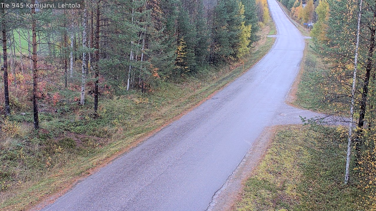 Weather Camera Image Road 945 Kemijärvi, Lehtola, Kemijärvi, Lappi