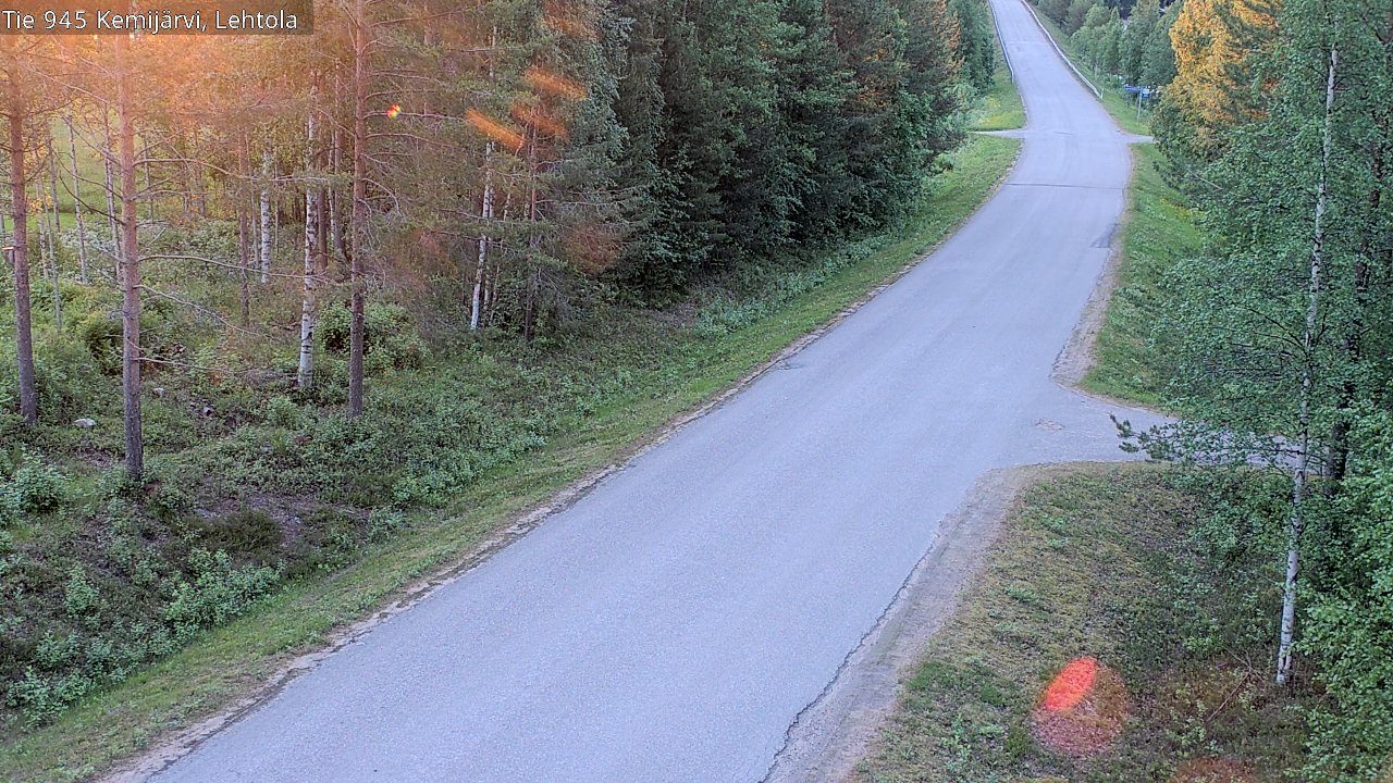 Weather Camera Image Road 945 Kemijärvi, Lehtola, Kemijärvi, Lappi