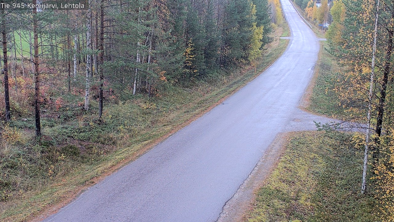 Weather Camera Image Road 945 Kemijärvi, Lehtola, Kemijärvi, Lappi