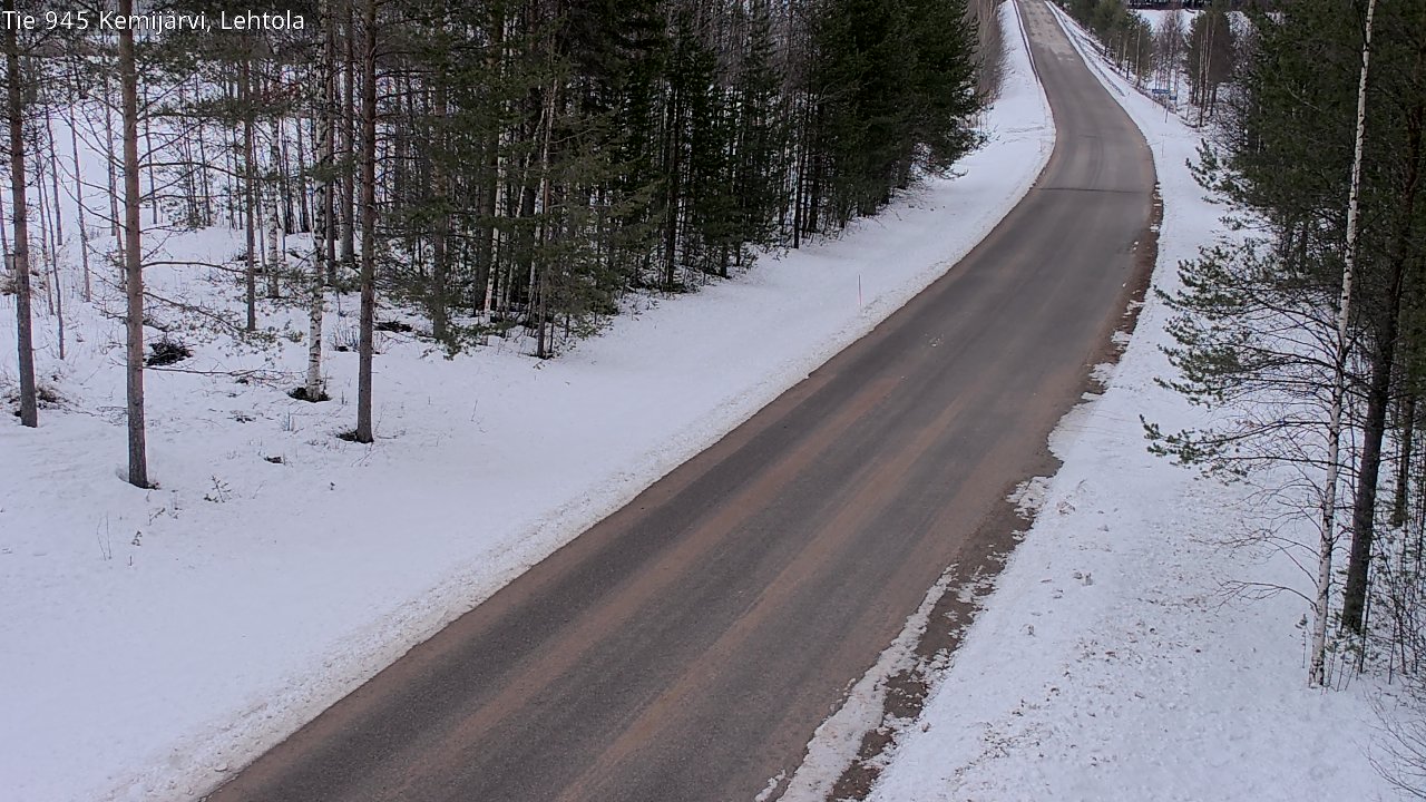 Kelikamerat Kuva Tie 945 Kemijärvi, Lehtola, Kemijärvi, Lappi