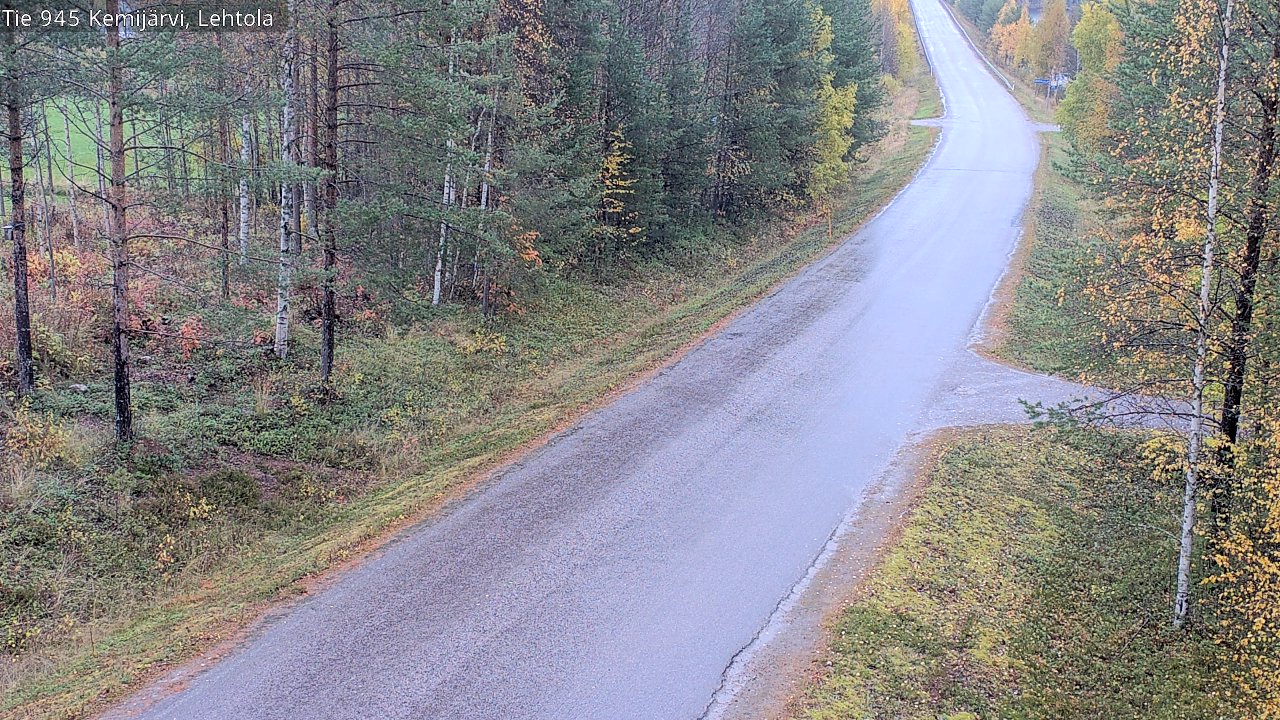 Weather Camera Image Road 945 Kemijärvi, Lehtola, Kemijärvi, Lappi