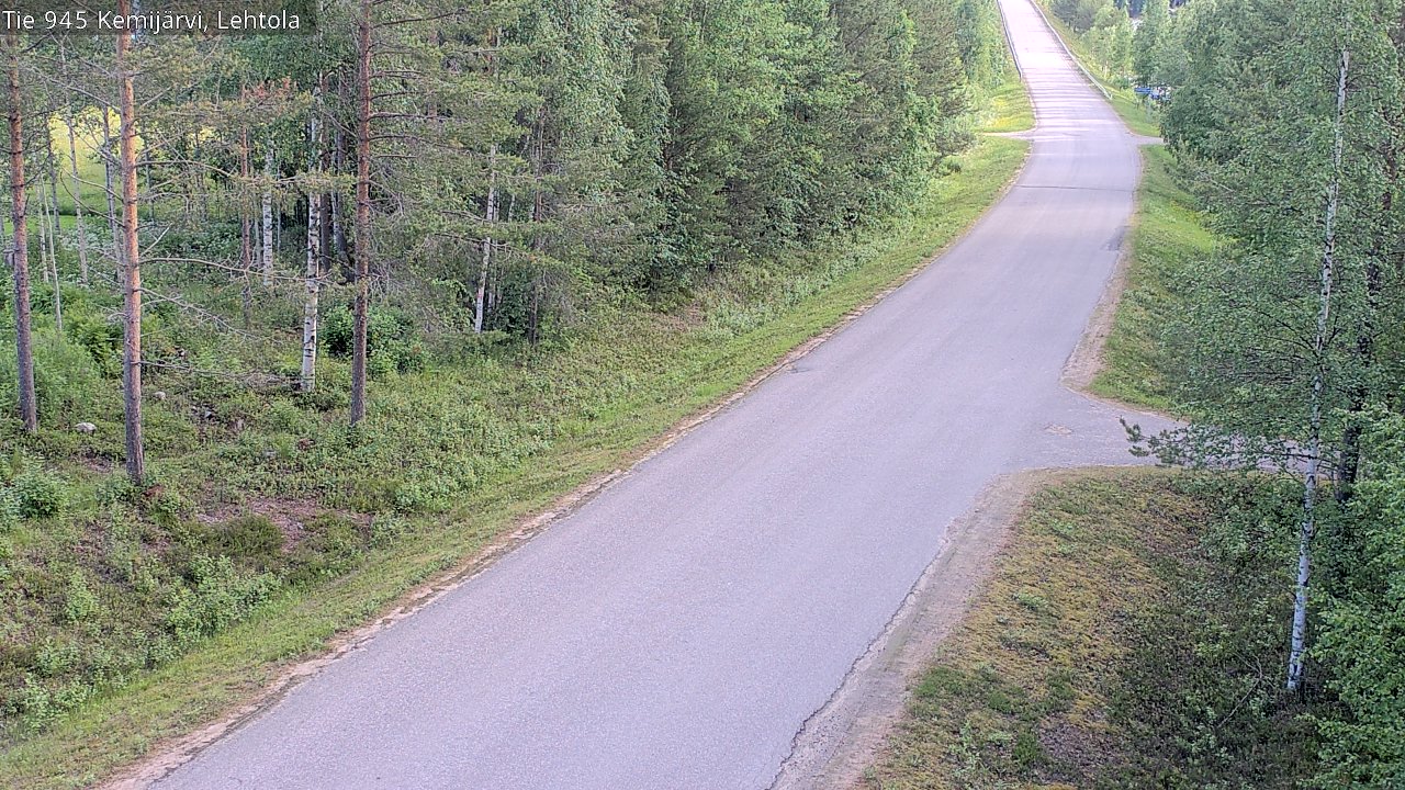 Weather Camera Image Road 945 Kemijärvi, Lehtola, Kemijärvi, Lappi