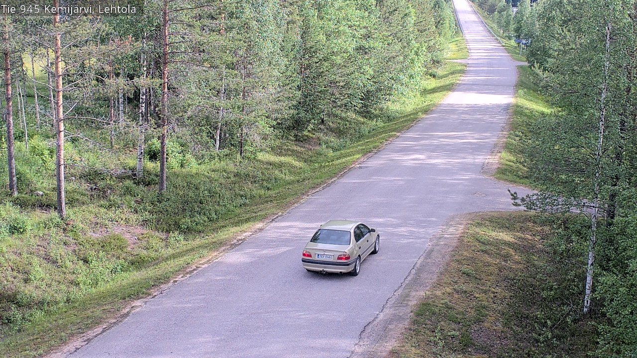 Weather Camera Image Road 945 Kemijärvi, Lehtola, Kemijärvi, Lappi
