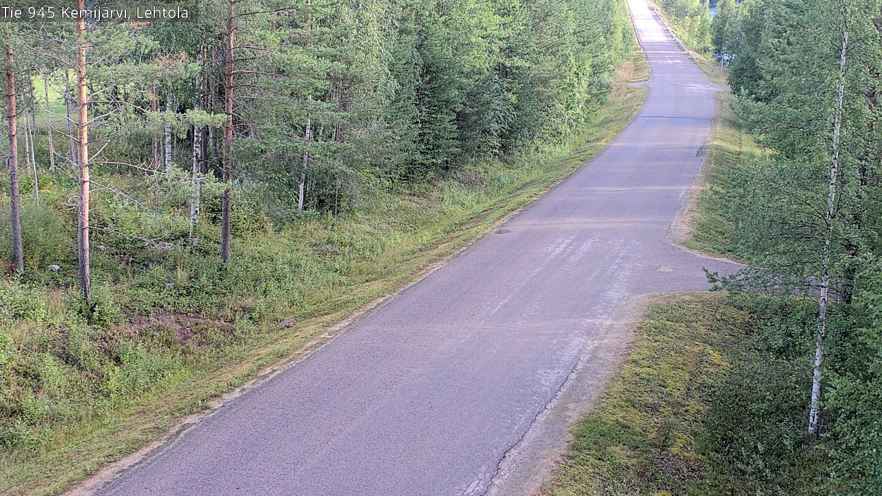 Weather Camera Image Road 945 Kemijärvi, Lehtola, Kemijärvi, Lappi
