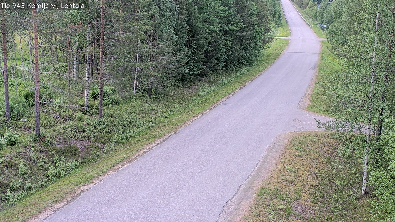 Weather Camera Image Road 945 Kemijärvi, Lehtola, Kemijärvi, Lappi