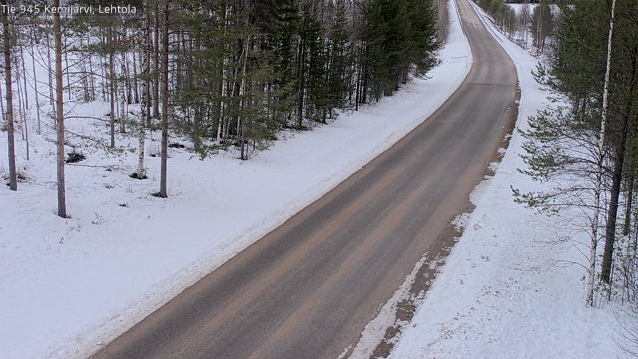 Kelikamerat Kuva Tie 945 Kemijärvi, Lehtola, Kemijärvi, Lappi