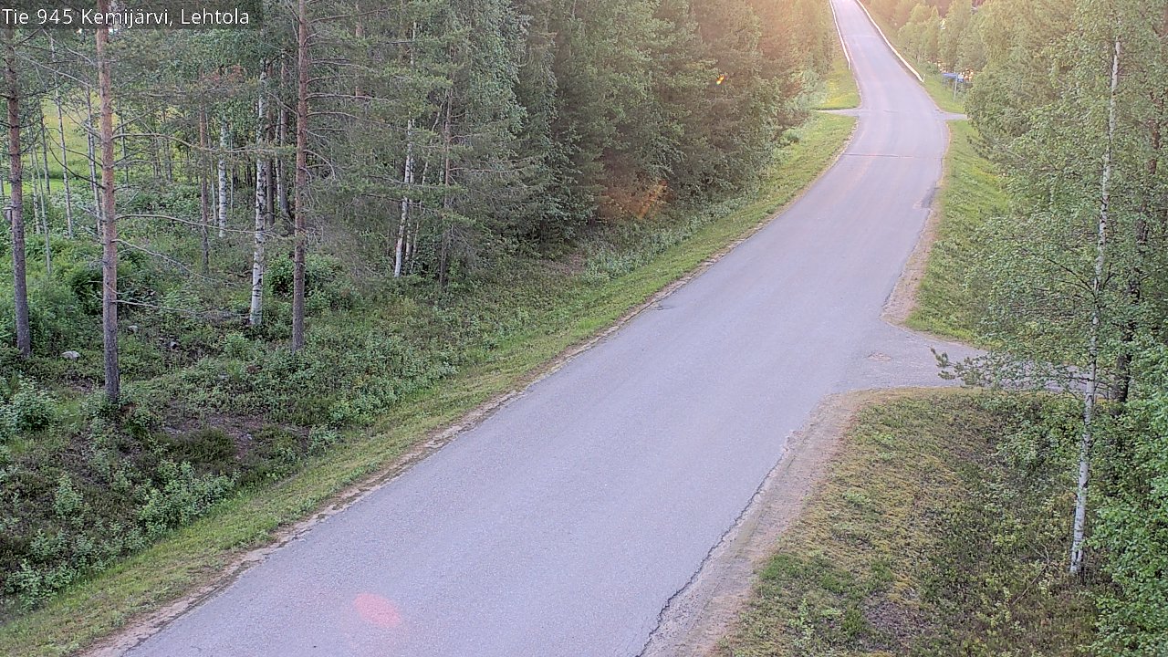 Weather Camera Image Road 945 Kemijärvi, Lehtola, Kemijärvi, Lappi