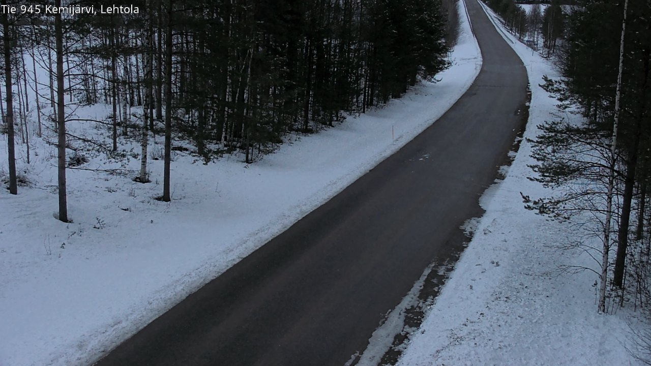 Kelikamerat Kuva Tie 945 Kemijärvi, Lehtola, Kemijärvi, Lappi