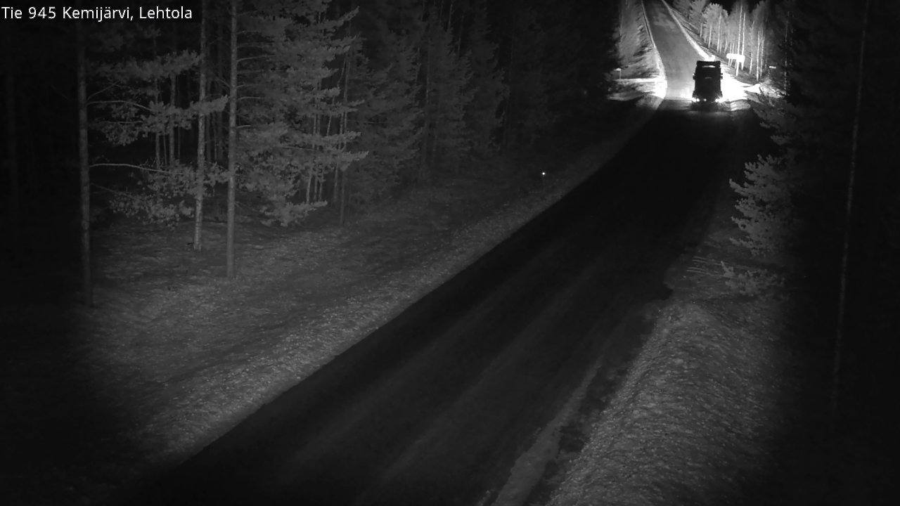 Kelikamerat Kuva Tie 945 Kemijärvi, Lehtola, Kemijärvi, Lappi