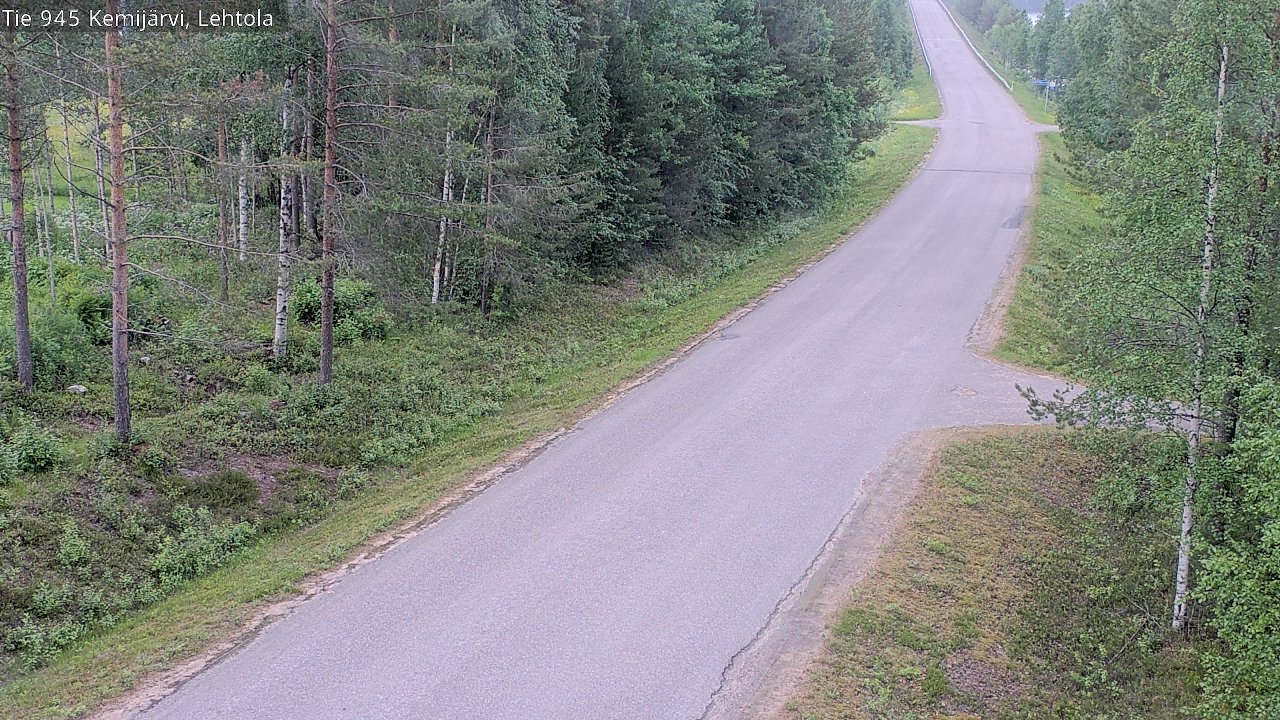 Weather Camera Image Road 945 Kemijärvi, Lehtola, Kemijärvi, Lappi
