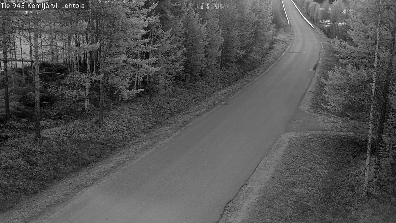 Weather Camera Image Road 945 Kemijärvi, Lehtola, Kemijärvi, Lappi