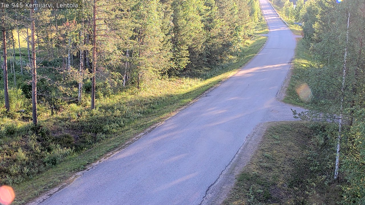 Weather Camera Image Road 945 Kemijärvi, Lehtola, Kemijärvi, Lappi