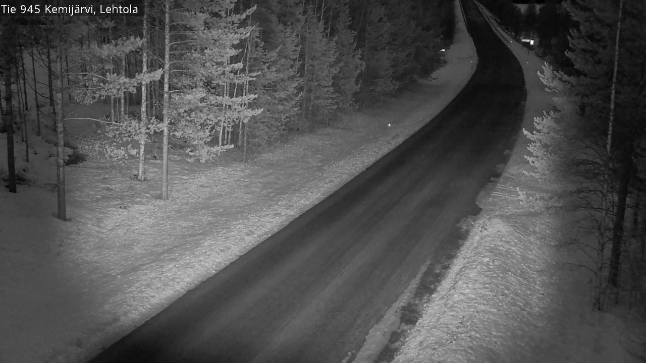 Kelikamerat Kuva Tie 945 Kemijärvi, Lehtola, Kemijärvi, Lappi
