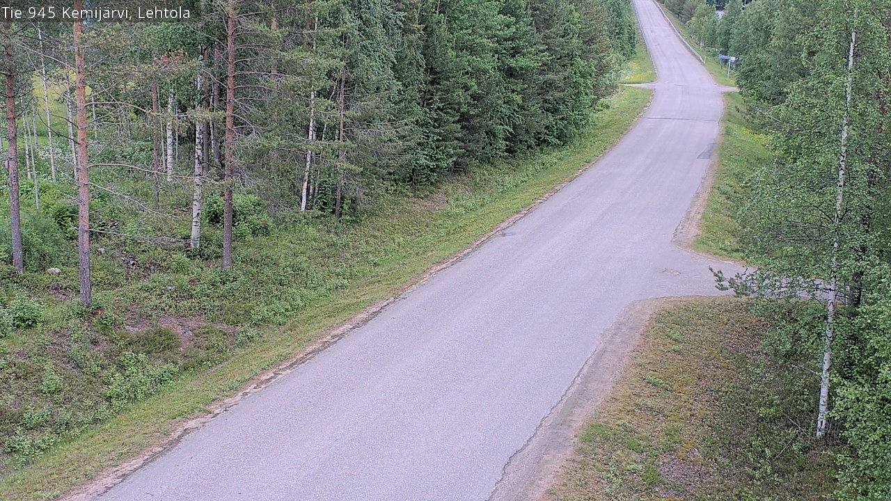 Weather Camera Image Road 945 Kemijärvi, Lehtola, Kemijärvi, Lappi