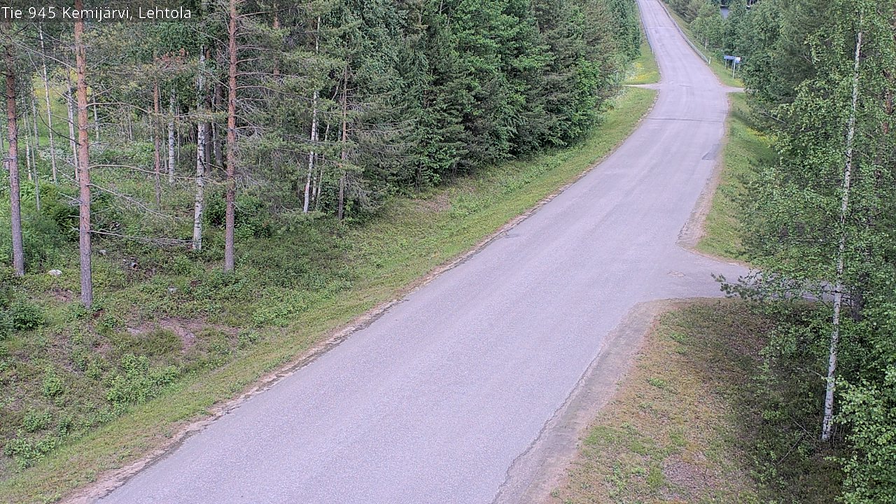 Weather Camera Image Road 945 Kemijärvi, Lehtola, Kemijärvi, Lappi