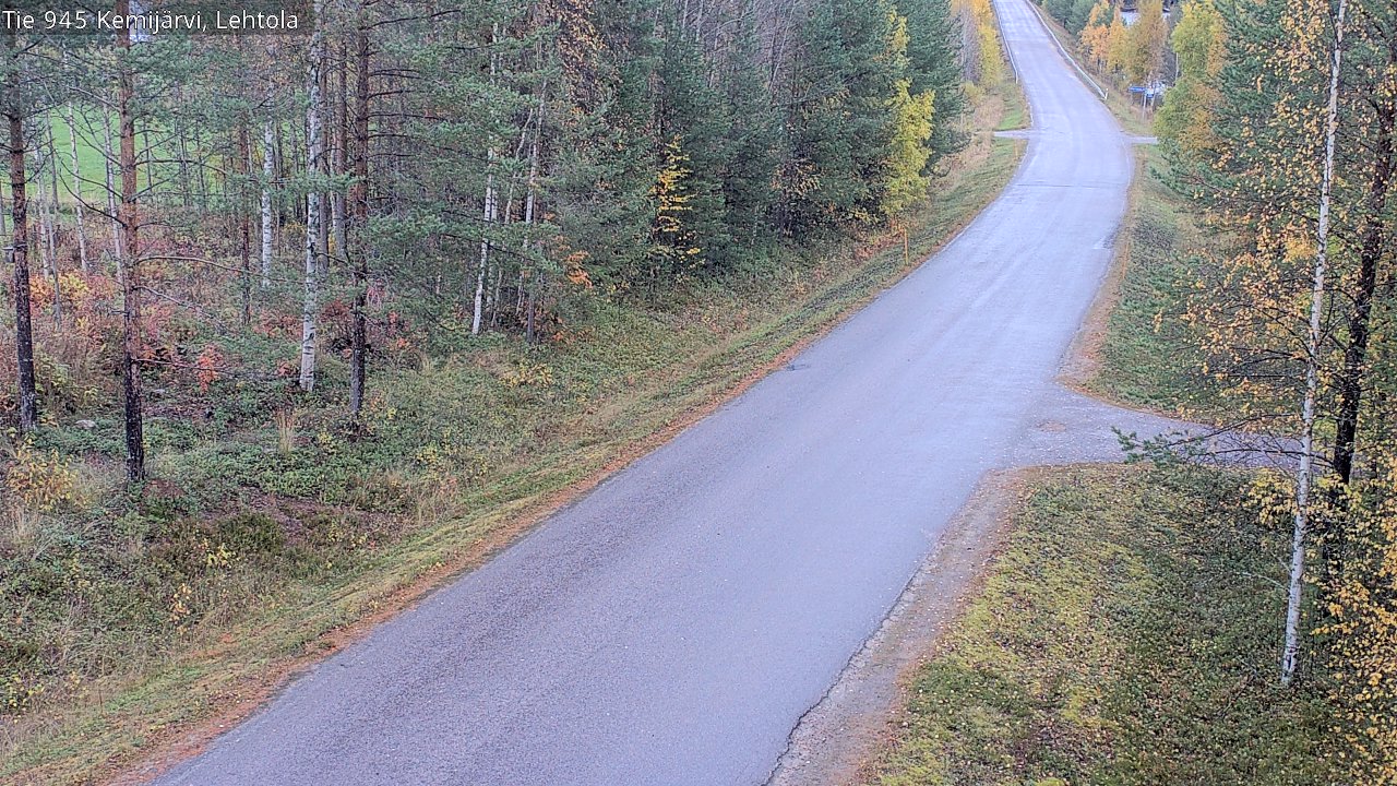 Weather Camera Image Road 945 Kemijärvi, Lehtola, Kemijärvi, Lappi