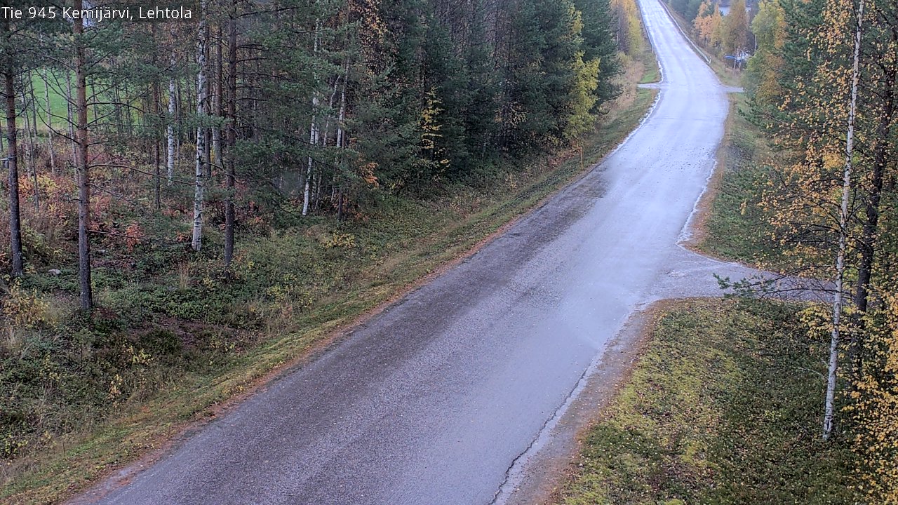 Weather Camera Image Road 945 Kemijärvi, Lehtola, Kemijärvi, Lappi