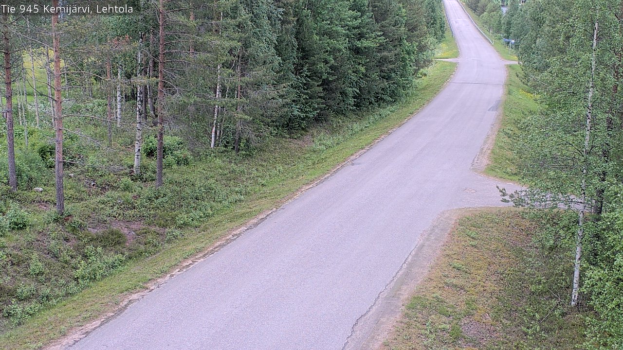 Weather Camera Image Road 945 Kemijärvi, Lehtola, Kemijärvi, Lappi