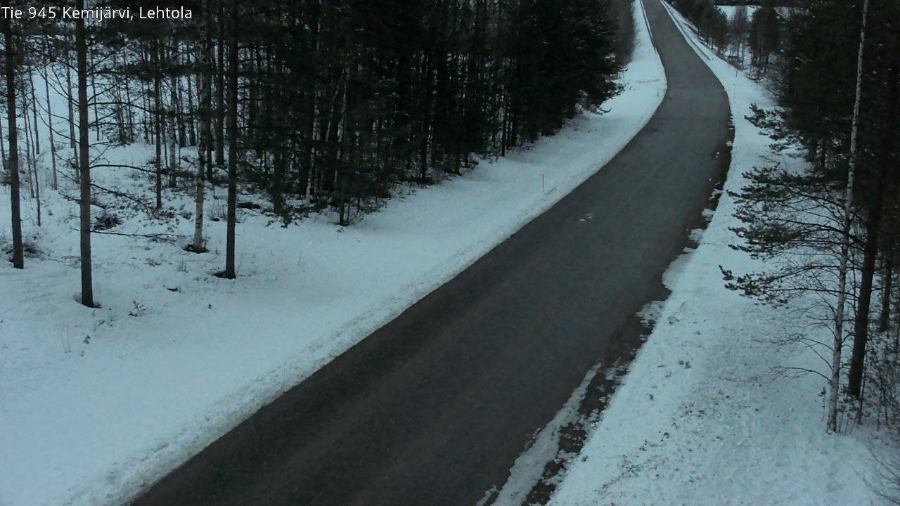 Kelikamerat Kuva Tie 945 Kemijärvi, Lehtola, Kemijärvi, Lappi