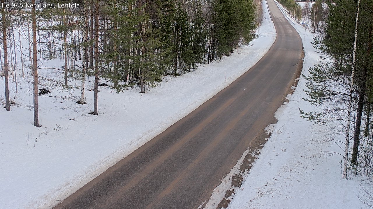 Kelikamerat Kuva Tie 945 Kemijärvi, Lehtola, Kemijärvi, Lappi