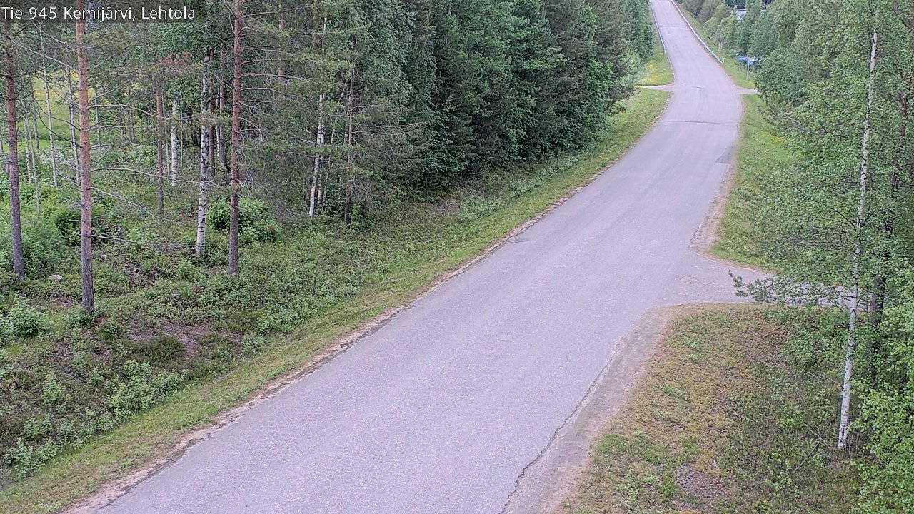 Weather Camera Image Road 945 Kemijärvi, Lehtola, Kemijärvi, Lappi
