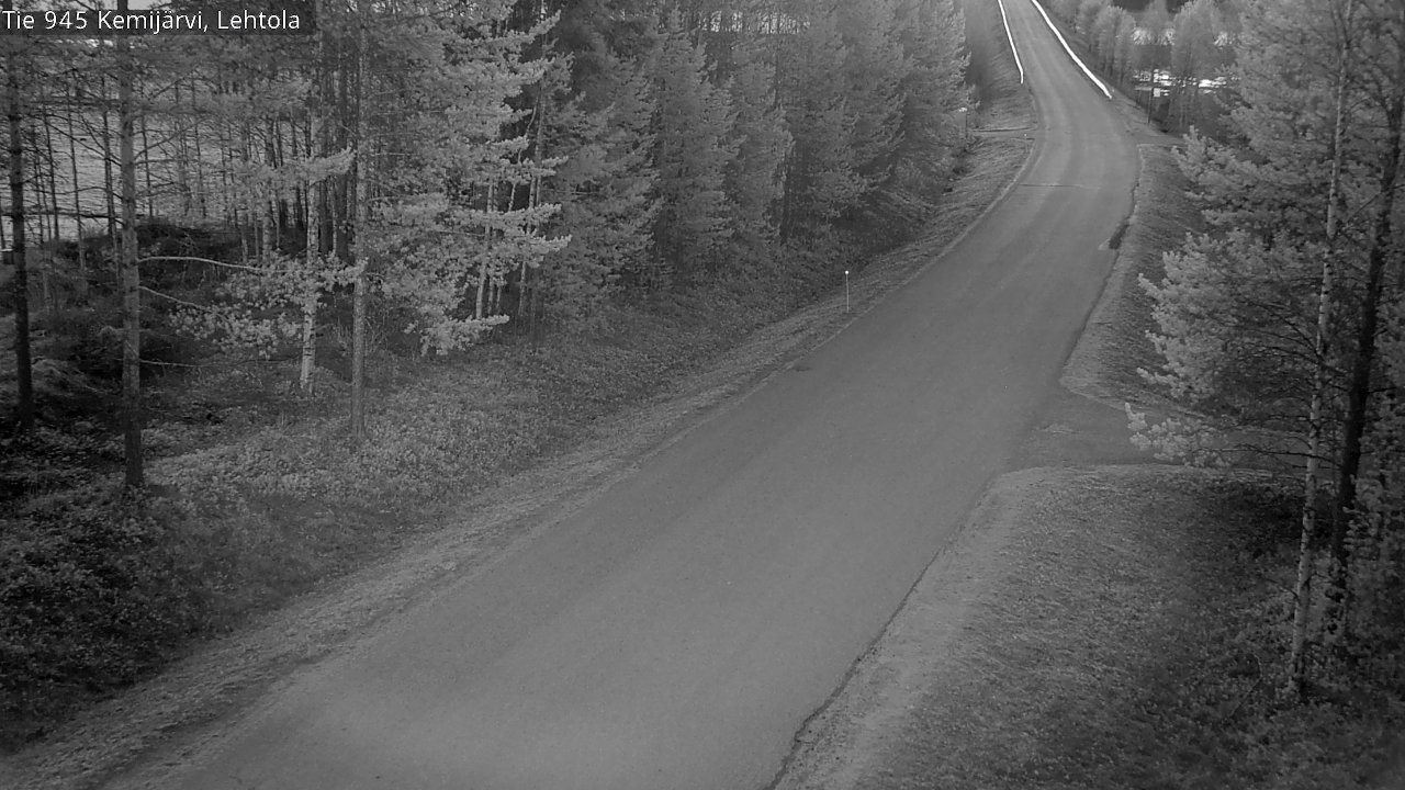 Weather Camera Image Road 945 Kemijärvi, Lehtola, Kemijärvi, Lappi