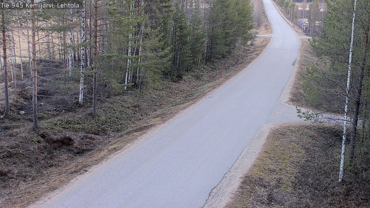 Weather Camera Image Road 945 Kemijärvi, Lehtola, Kemijärvi, Lappi