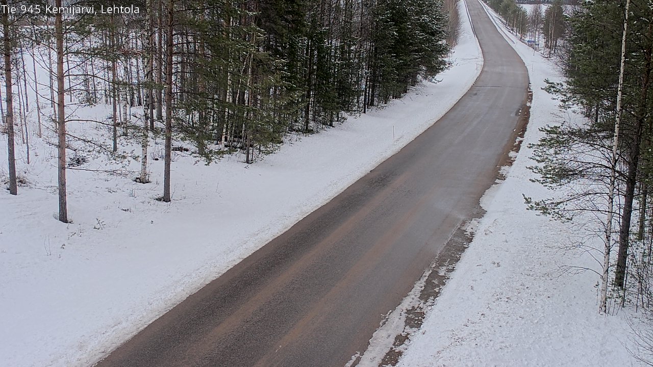Kelikamerat Kuva Tie 945 Kemijärvi, Lehtola, Kemijärvi, Lappi