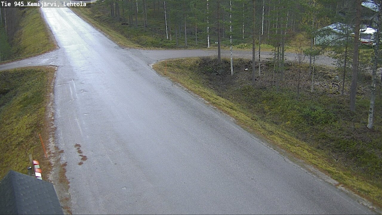 Weather Camera Image Väg 945 Kemijärvi, Lehtola, Kemijärvi, Lappi