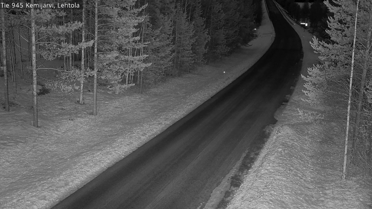 Kelikamerat Kuva Tie 945 Kemijärvi, Lehtola, Kemijärvi, Lappi