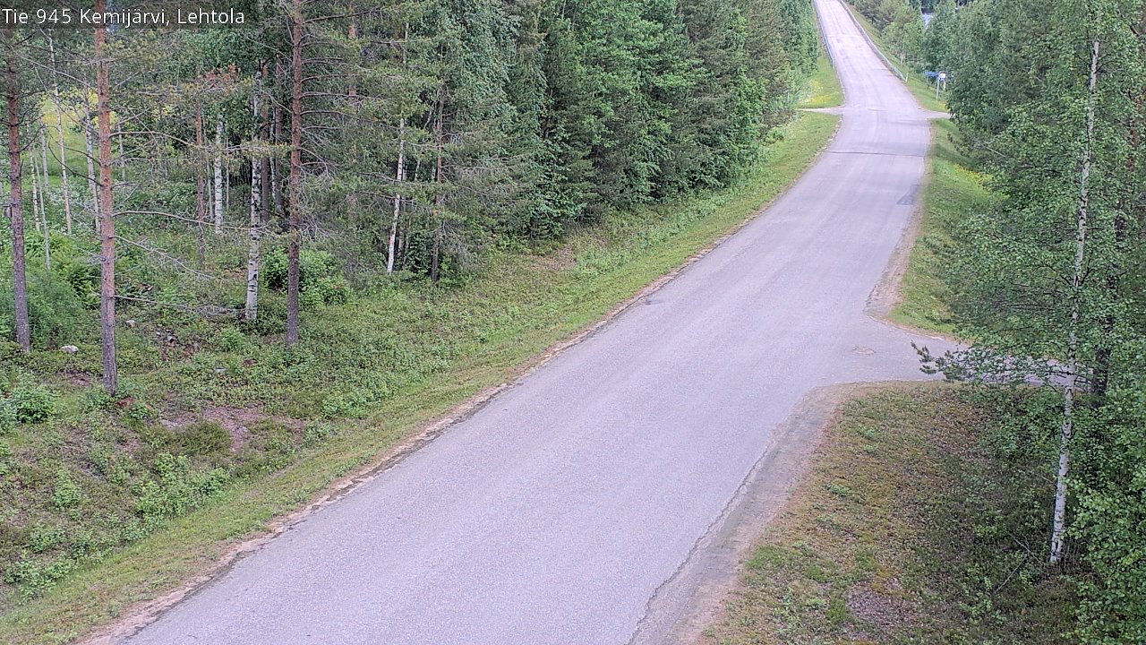 Weather Camera Image Road 945 Kemijärvi, Lehtola, Kemijärvi, Lappi